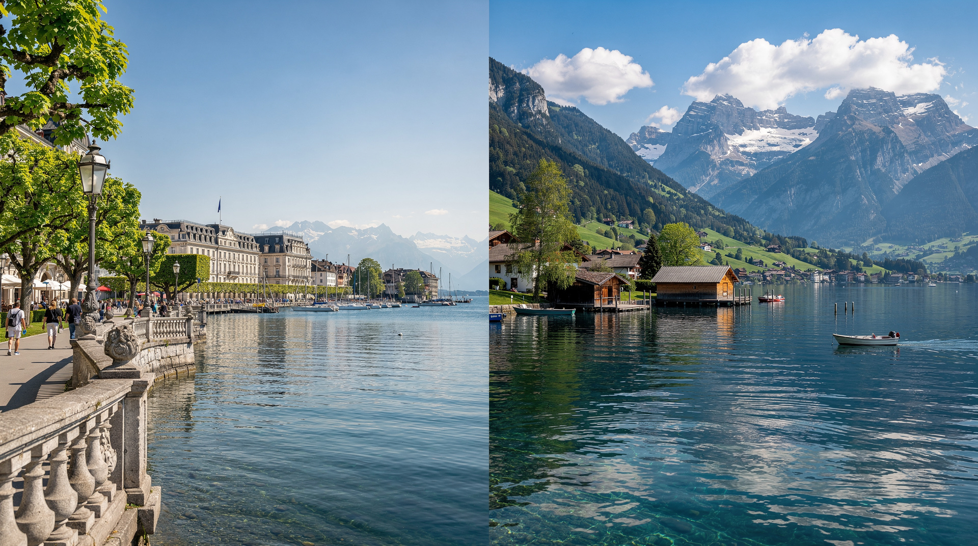 Lake Geneva vs Lake Lucerne: a tale of two lakes